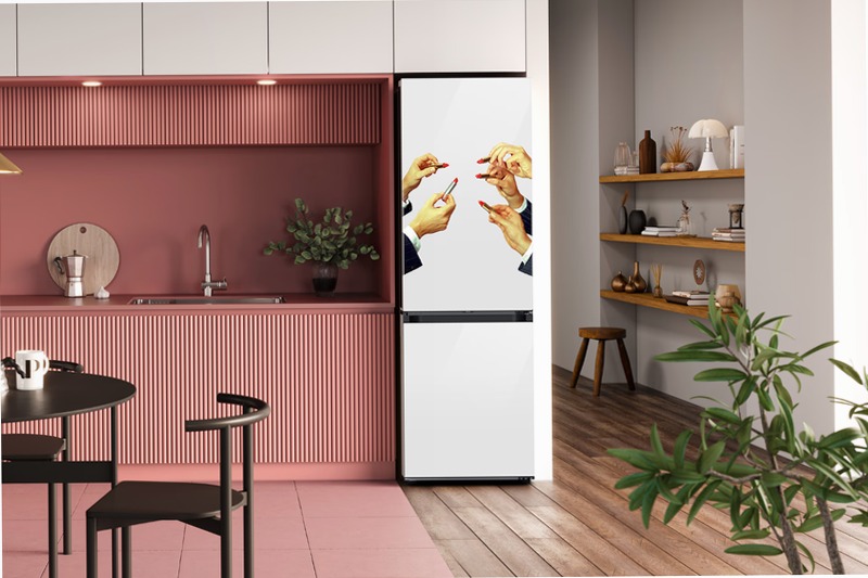 Frigorifero Combinato Samsung TOILETPAPER X BESPOKE Lipsticks D