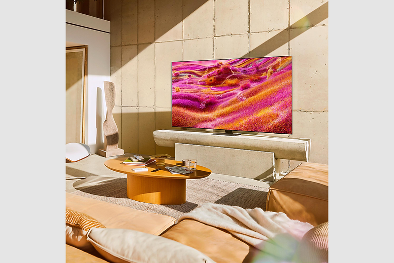 2025 QN90F 65 pollici 4K Neo QLED Mini LED Samsung Vision AI TV Nero