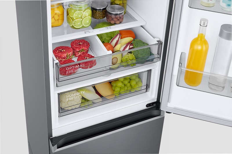 Frigorifero Combinato Samsung EcoFlex AI 2m 390L RB38C775CSR C