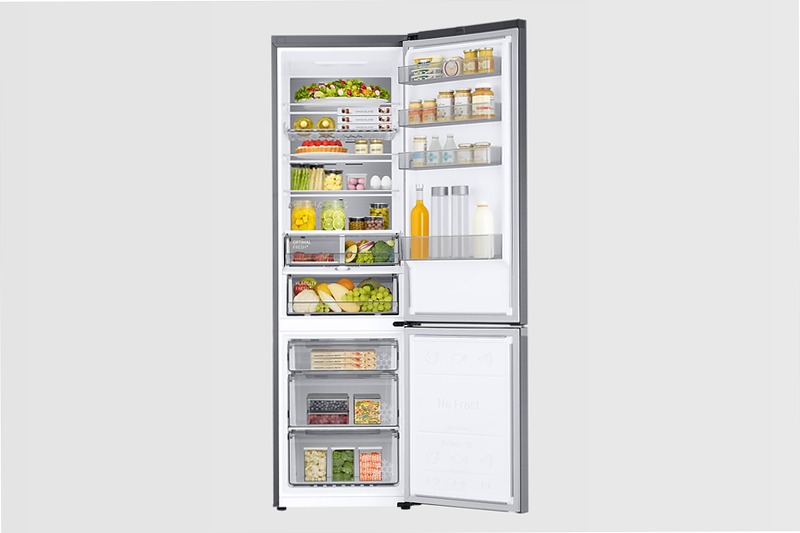 Frigorifero Combinato Samsung EcoFlex AI 2m 390L RB38C775CSR C