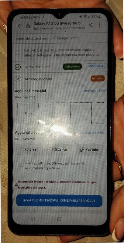 Galaxy A13 5G - Sfida i limiti della tecnologia 4GB 4GB Blu