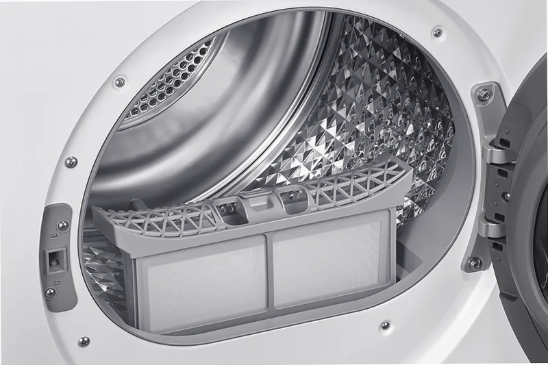 Asciugatrice Samsung Crystal EcoDry 8 Kg - Asciugatura Efficiente e Pulita 8kg C Bianco