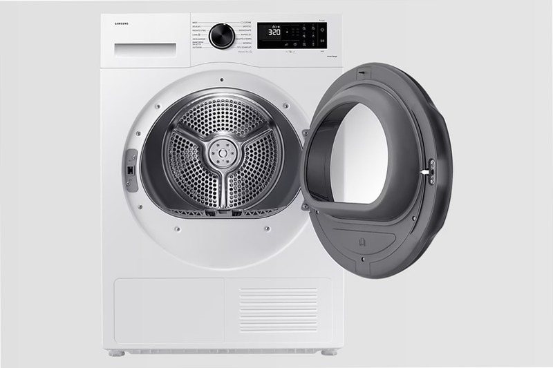 Asciugatrice Samsung Crystal EcoDry 8 Kg - Asciugatura Efficiente e Pulita 8kg C Bianco