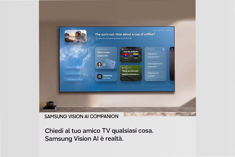 50" Mini LED M1EH 4K Vision AI Smart TV Nero