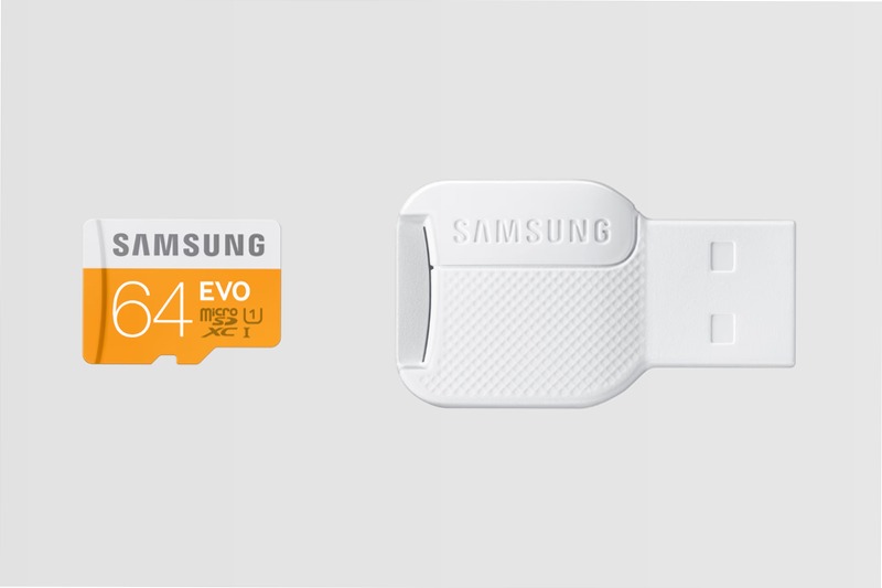 Scheda MicroSD EVO - 2016 (USB Reader incluso) 64GB