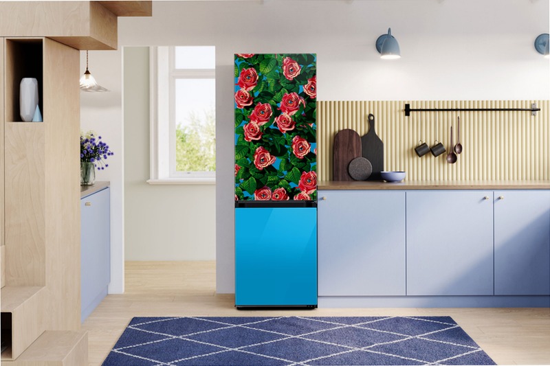 Frigorifero Combinato Samsung TOILETPAPER X BESPOKE Roses with Eyes D