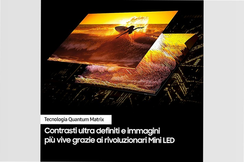 Neo QLED 85" QN90D - Sperimenta la Perfezione Nero 4K