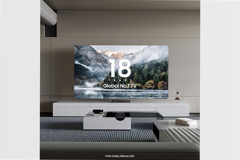 Neo QLED 85" QN90D - Sperimenta la Perfezione Nero 4K