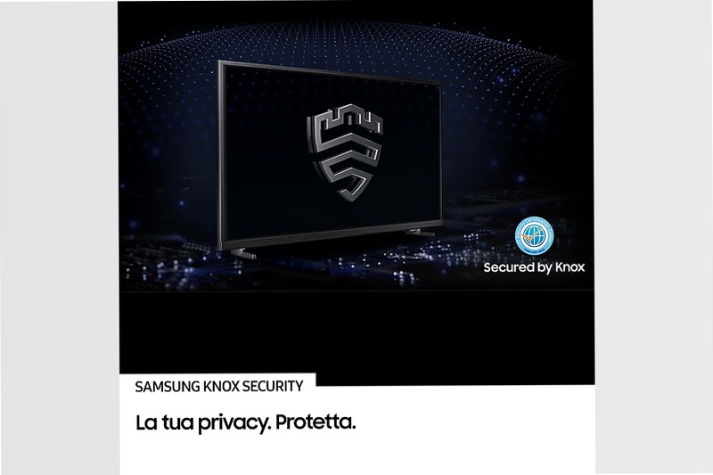 U8000F 55" 4K Smart TV - Samsung Italia Nero Crystal UHD