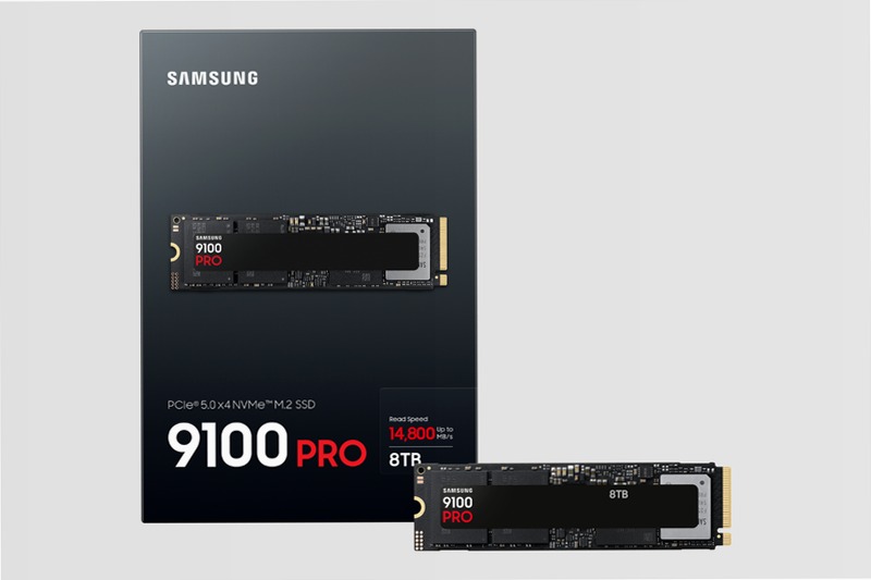 9100 PRO NVMe SSD interno 8TB MZ-VAP8T0BW | Samsung Italia PCIe 5.0