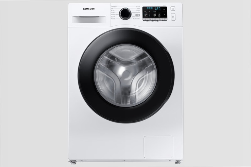 Lavatrice Samsung Crystal Clean Slim 8 Kg WW80AGAS21AE Bianco