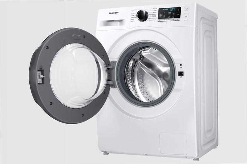 Lavatrice Samsung Crystal Clean Slim 8 Kg WW80AGAS21AE Bianco