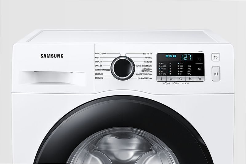 Lavatrice Samsung Crystal Clean Slim 8 Kg WW80AGAS21AE 8kg Bianco