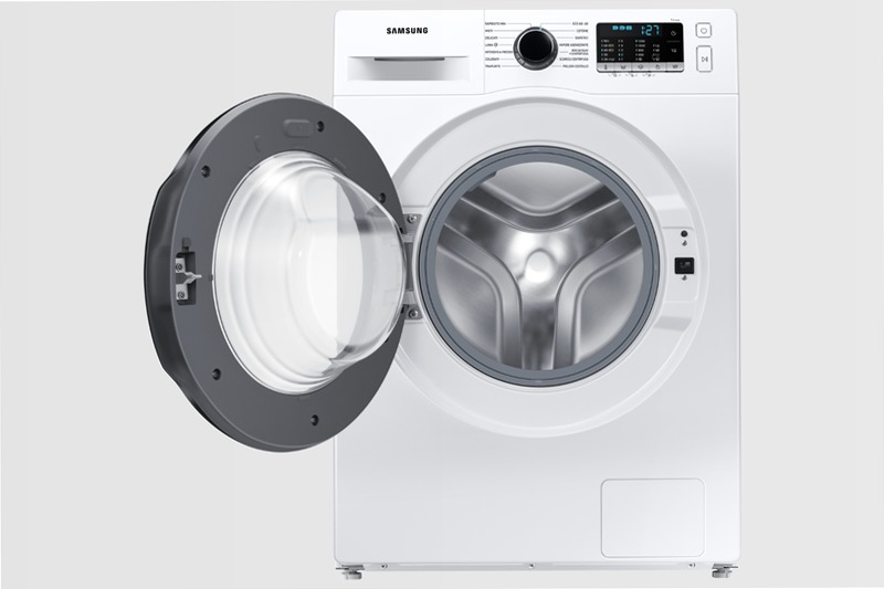 Lavatrice Samsung Crystal Clean Slim 8 Kg WW80AGAS21AE Bianco