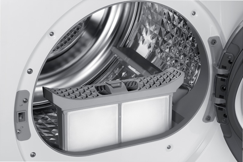 DV90M50001W/ET | Ascendente con Samsung Serie 5000 9kg A Bianco