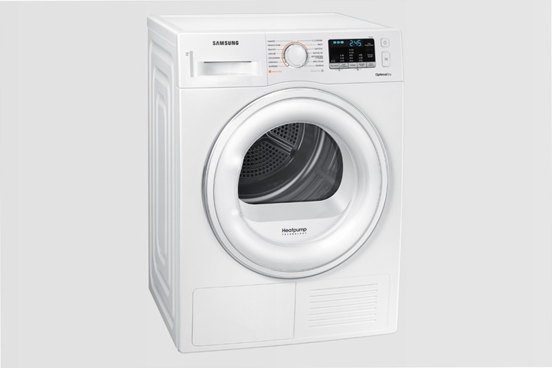 DV90M50001W/ET | Ascendente con Samsung Serie 5000 9kg A Bianco