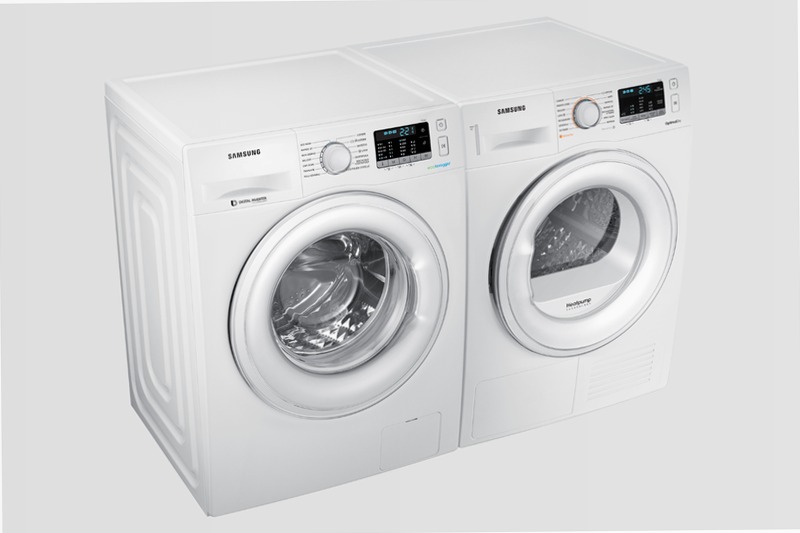 DV90M50001W/ET | Ascendente con Samsung Serie 5000 9kg A Bianco