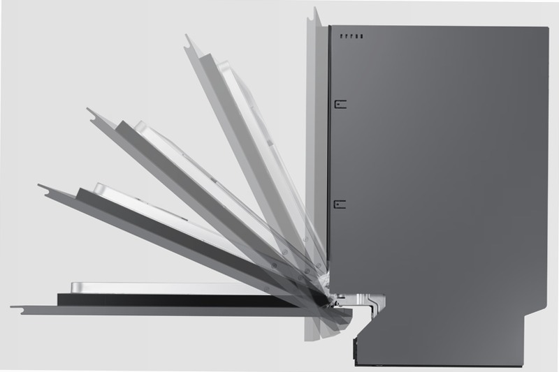 Lavastoviglie Samsung Serie 7 JetClean Sliding DW60BG830I00ET B 14 Incasso