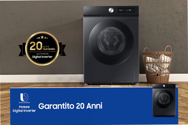 Lavatrice Samsung Bespoke AI™ Ecodosatore 11Kg Nero