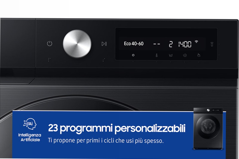 Lavatrice Samsung Bespoke AI™ Ecodosatore 11Kg Nero