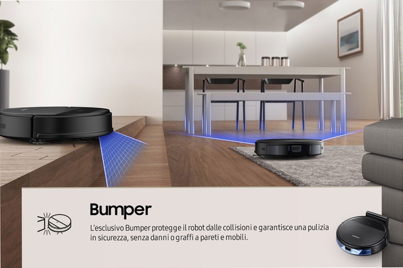Robot Aspirapolvere Samsung POWERbot™ 2 IN 1 VR05R5050WK 55w