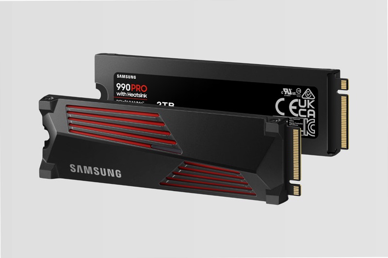 990 PRO NVMe 2TB con dissipatore: Velocità e efficienza al massimo 7450MB/s 7450MB/s