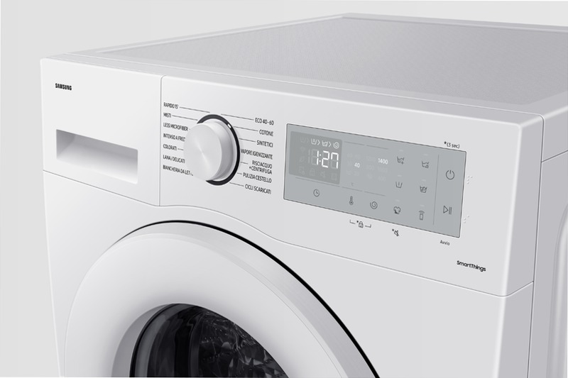 Lavatrice Samsung Crystal Clean 9 kg WW90CGC04DTHET 9kg Bianco