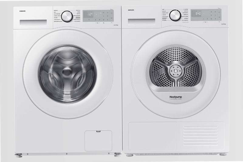 Lavatrice Samsung Crystal Clean 9 kg WW90CGC04DTHET 9kg Bianco
