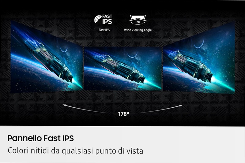 Monitor Gaming Odyssey G7 - G70F da 27" UHD Flat Nero IPS
