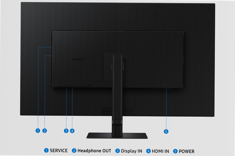 Monitor HRM ViewFinity Serie S7 - S70D da 37'' UHD Flat Nero VA