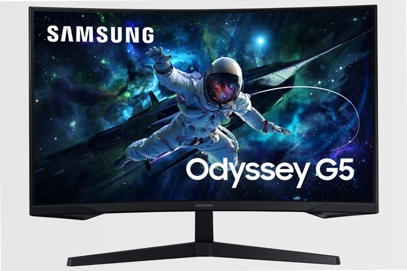 Monitor Gaming Odyssey G5 - G55C da 32'' QHD Curvo Nero VA
