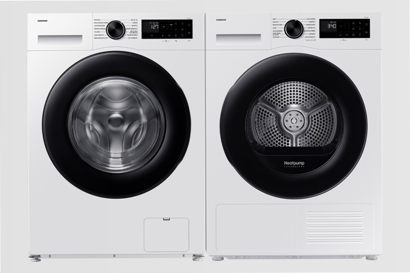Asciugatrice Samsung Crystal EcoDry 9 Kg 9kg C Bianco