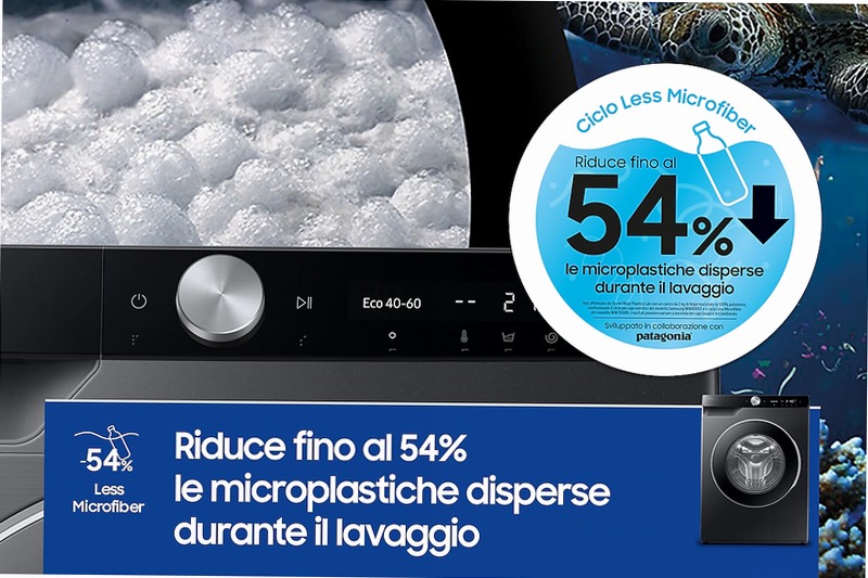 Lavatrice Samsung AI Control Ecodosatore 9Kg WW90DG6U85LBU3 Nero