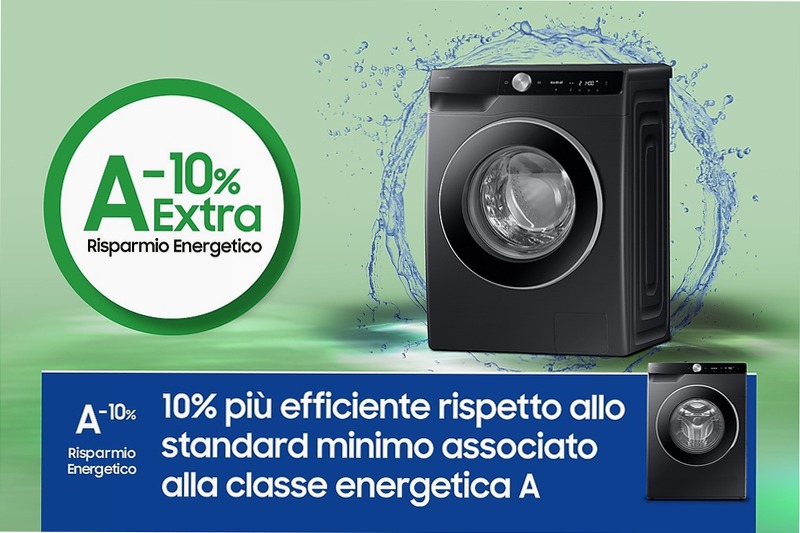 Lavatrice Samsung AI Control Ecodosatore 9Kg WW90DG6U85LBU3 Nero