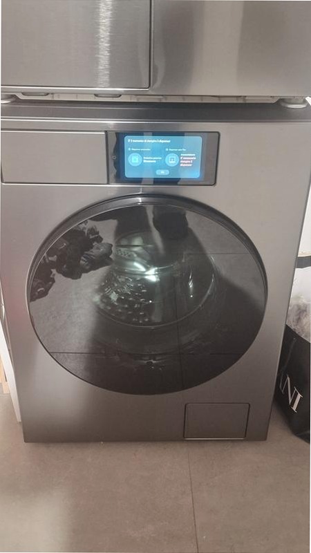 Lavatrice Samsung Bespoke AI Laundry 9Kg Argento