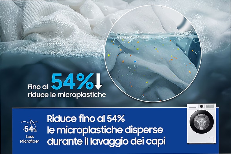 Lavatrice Samsung Crystal Clean Slim 8Kg Bianco