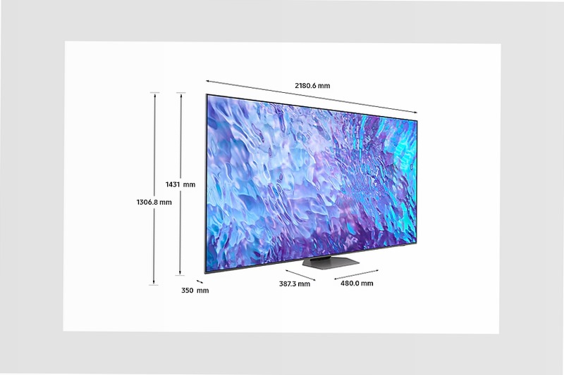 QLED 4K 98" Q80C TV 2023