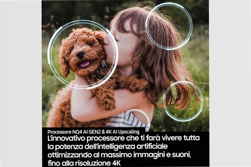 2025 QN83F 55" 4K Neo QLED Mini LED Vision AI TV | Samsung Italia Argento