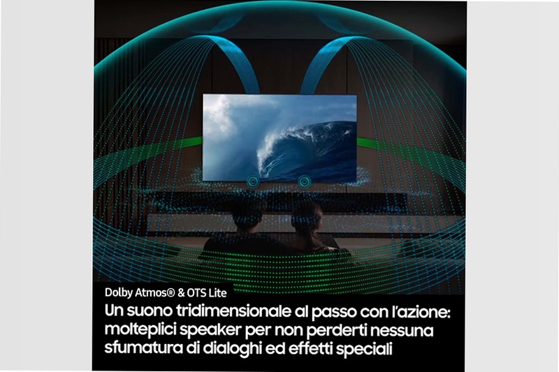 2025 QN83F 55" 4K Neo QLED Mini LED Vision AI TV | Samsung Italia Argento