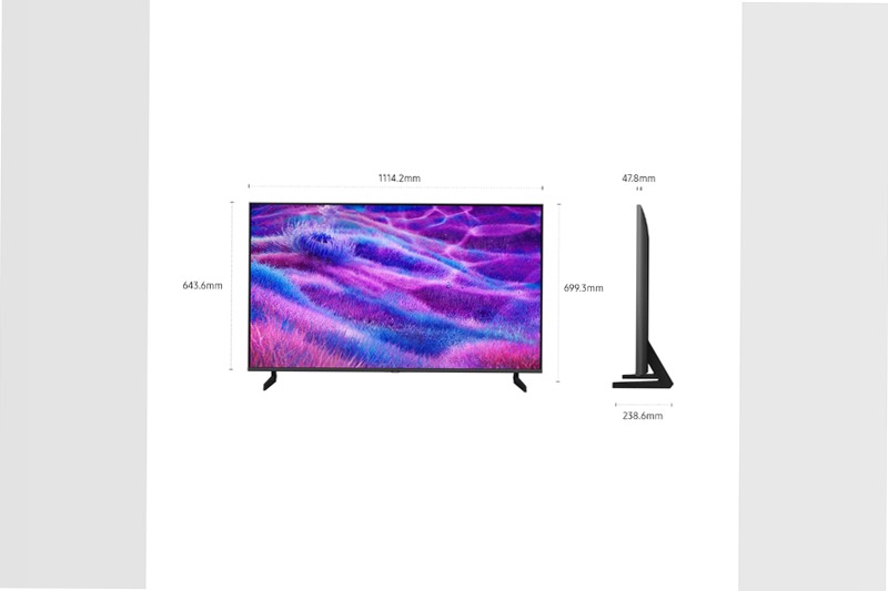 2025 QN83F 55" 4K Neo QLED Mini LED Vision AI TV | Samsung Italia Argento