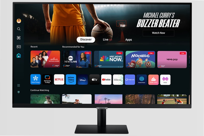 Smart Monitor M7 - M70D da 32'' UHD Flat Nero VA