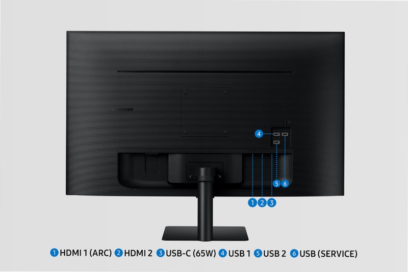 Smart Monitor M7 - M70D da 32'' UHD Flat Nero VA