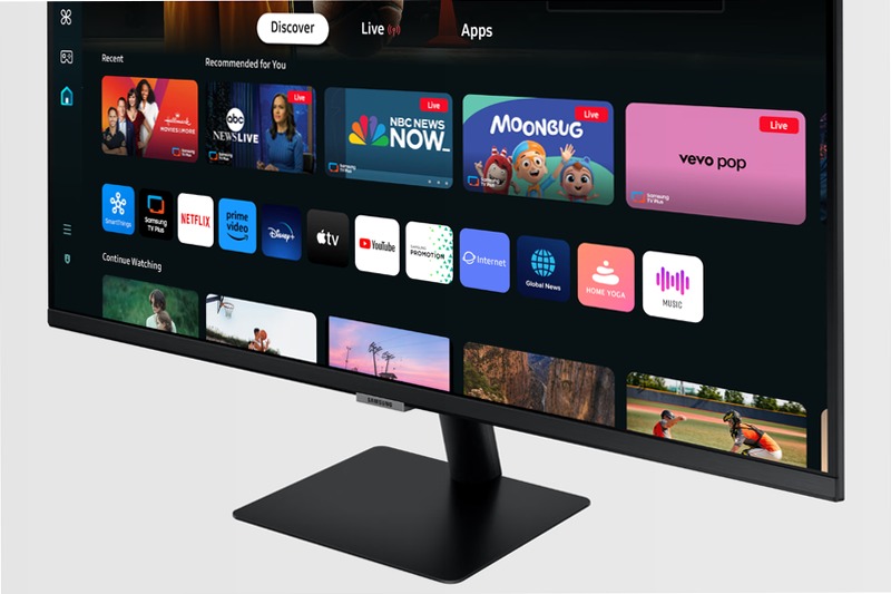 Smart Monitor M7 - M70D da 32'' UHD Flat Nero VA