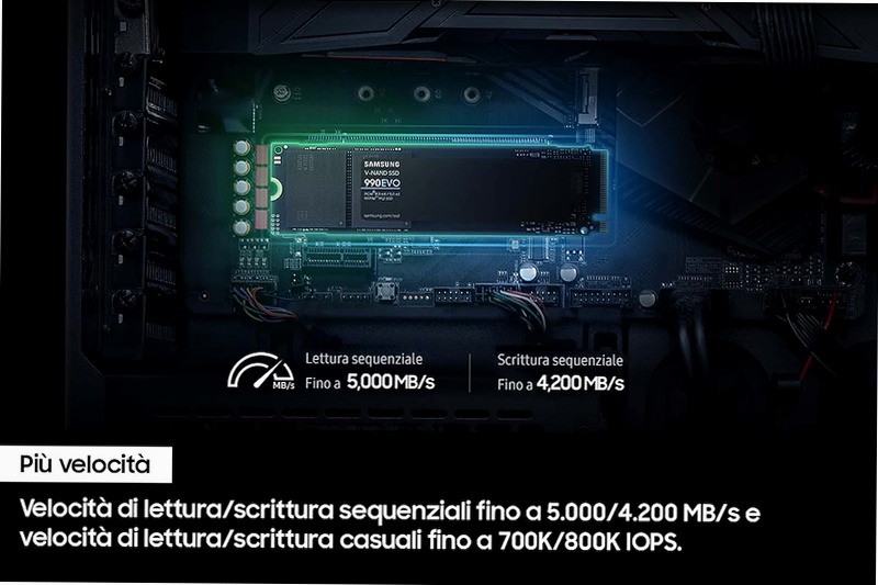 SSD 990 EVO 1TB - Velocità e Efficienza PCIe 4.0