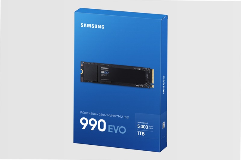 SSD 990 EVO 1TB - Prestazioni eccellenti PCIe 4.0 5000MB/s 4200MB/s