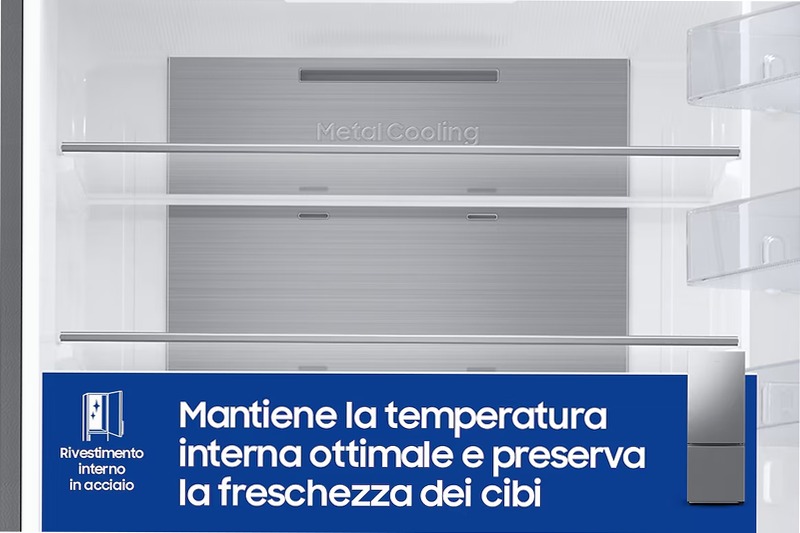 Frigorifero Combinato Samsung FIRST 75 AI Inox D