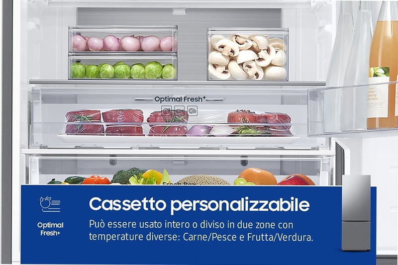 Frigorifero Combinato Samsung FIRST 75 AI Inox D