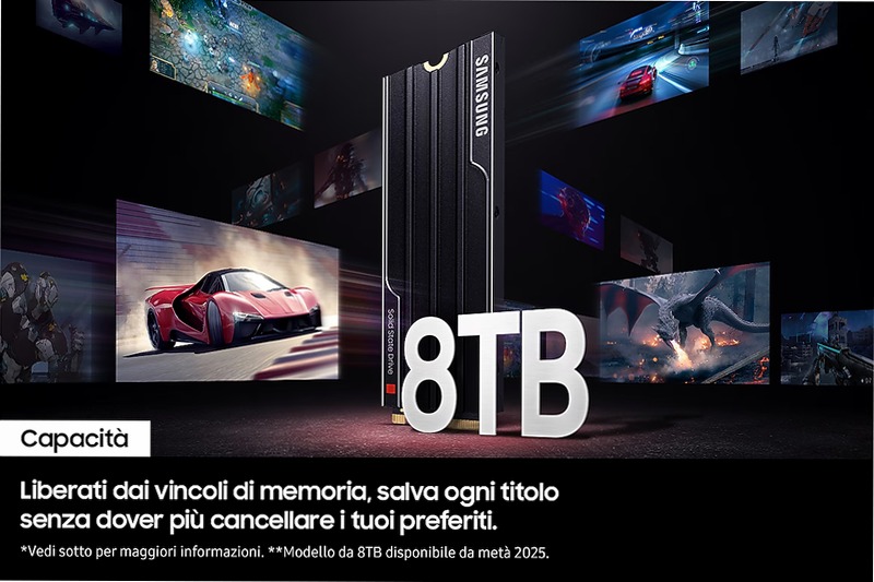 9100 PRO NVMe con dissipatore di calore SSD interno 2TB PCIe 5.0