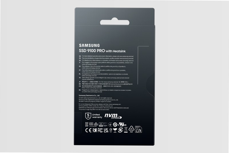 9100 PRO NVMe con dissipatore di calore - Prestazioni ultrà veloci PCIe 5.0
