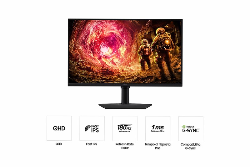 Monitor Gaming Odyssey G5 – G50F da 27” QHD Flat<br>